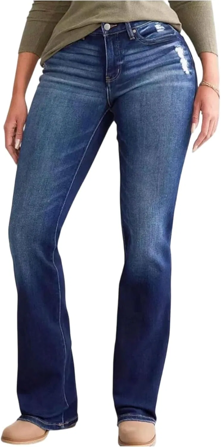Джинсы женские Slim Curvy Bootcut, синий