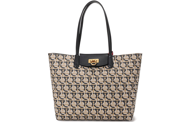 

Плечевая сумка из покрытого холста Regular Women's Multicolor Ferragamo, Set (Bag+Dust Bag)