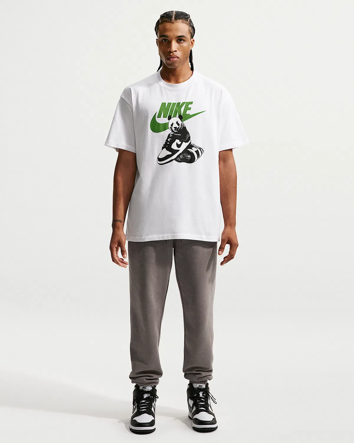 Мужские флисовые штаны Nike Sportswear Club с манжетами, Cave Stone/Cave Stone