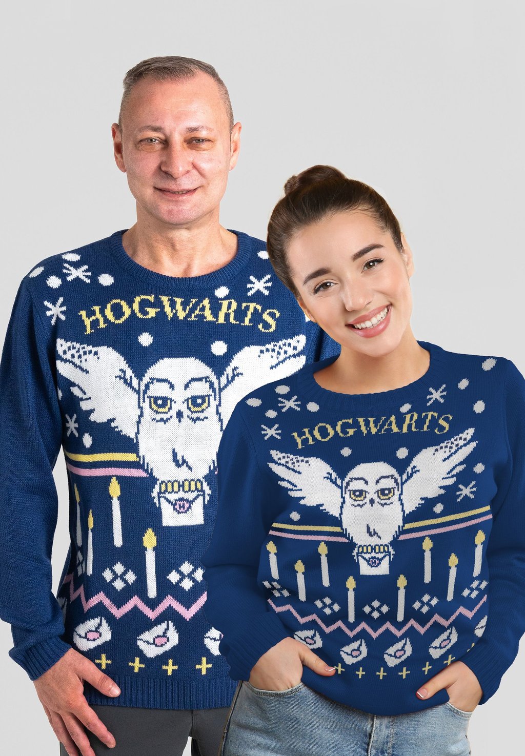 

Свитер HARRY POTTER HEDWIG EULE WEIHNACHTS WINTER UGLY CHRISTMAS, синий