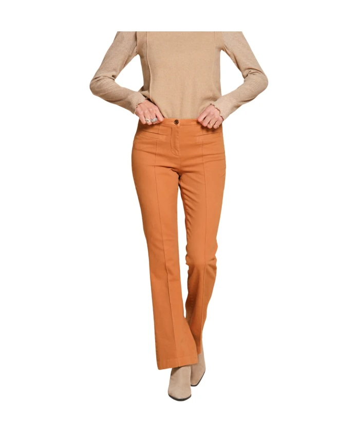 

Атласные узкие брюки-чиносы Mason'S, коричневый