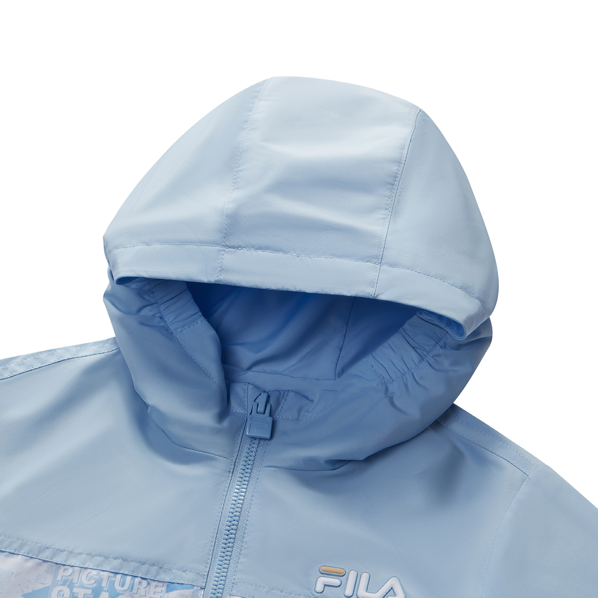 Куртки и пальто флисовые для детей 3-7 лет FILA KIDS, синий — фото 3