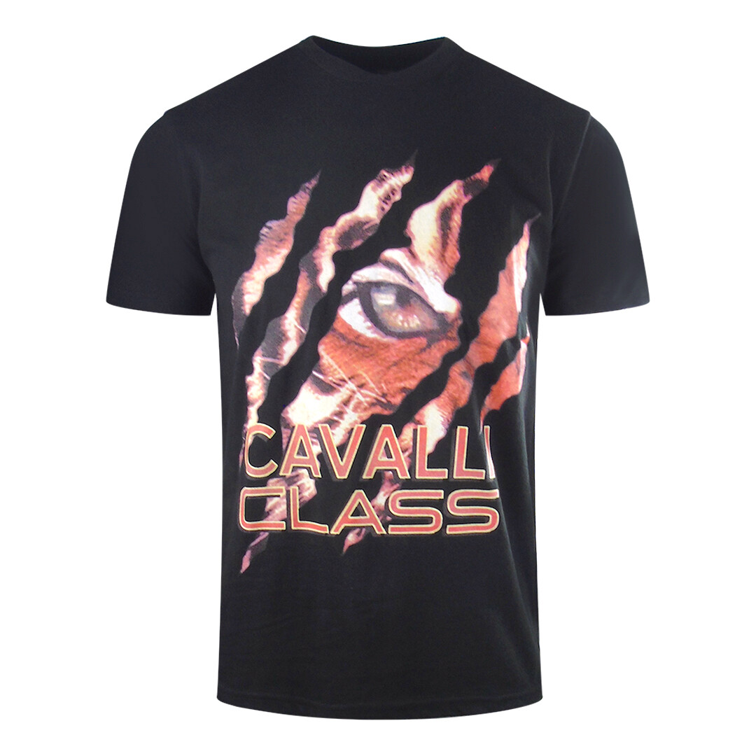 

Футболка peeking tiger design it Cavalli Class, черный