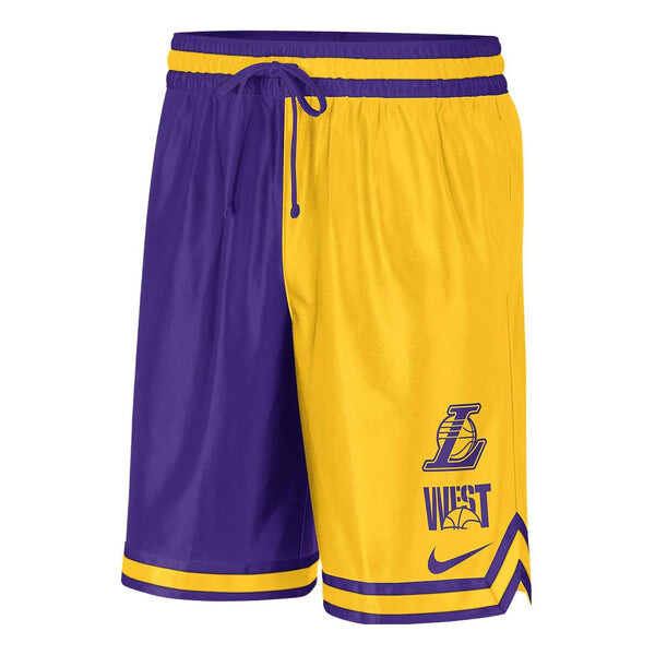 

Шорты Nike x NBA Dri-FIT LAKERS Basketball Shorts 'Yellow Purple', желтый