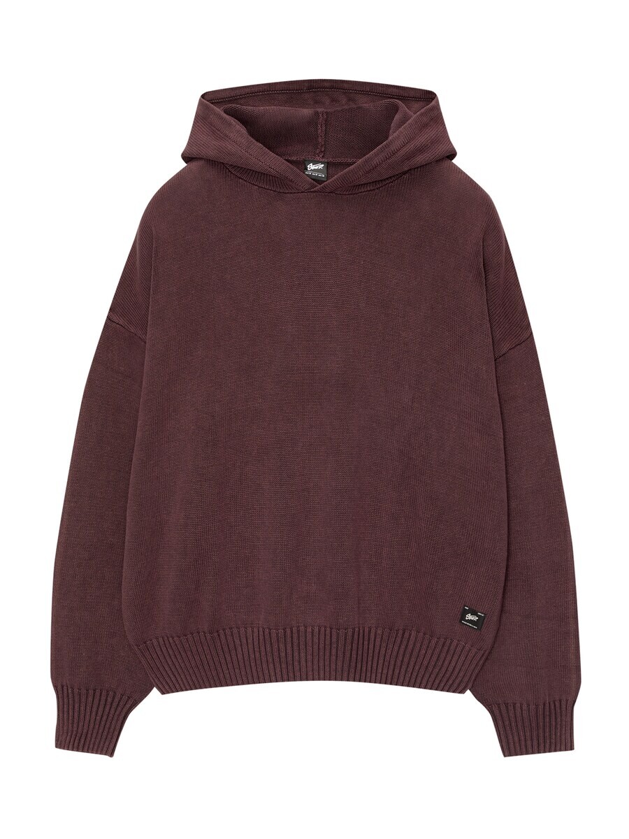 

Толстовка с капюшоном Pull&Bear Sweater, бордо