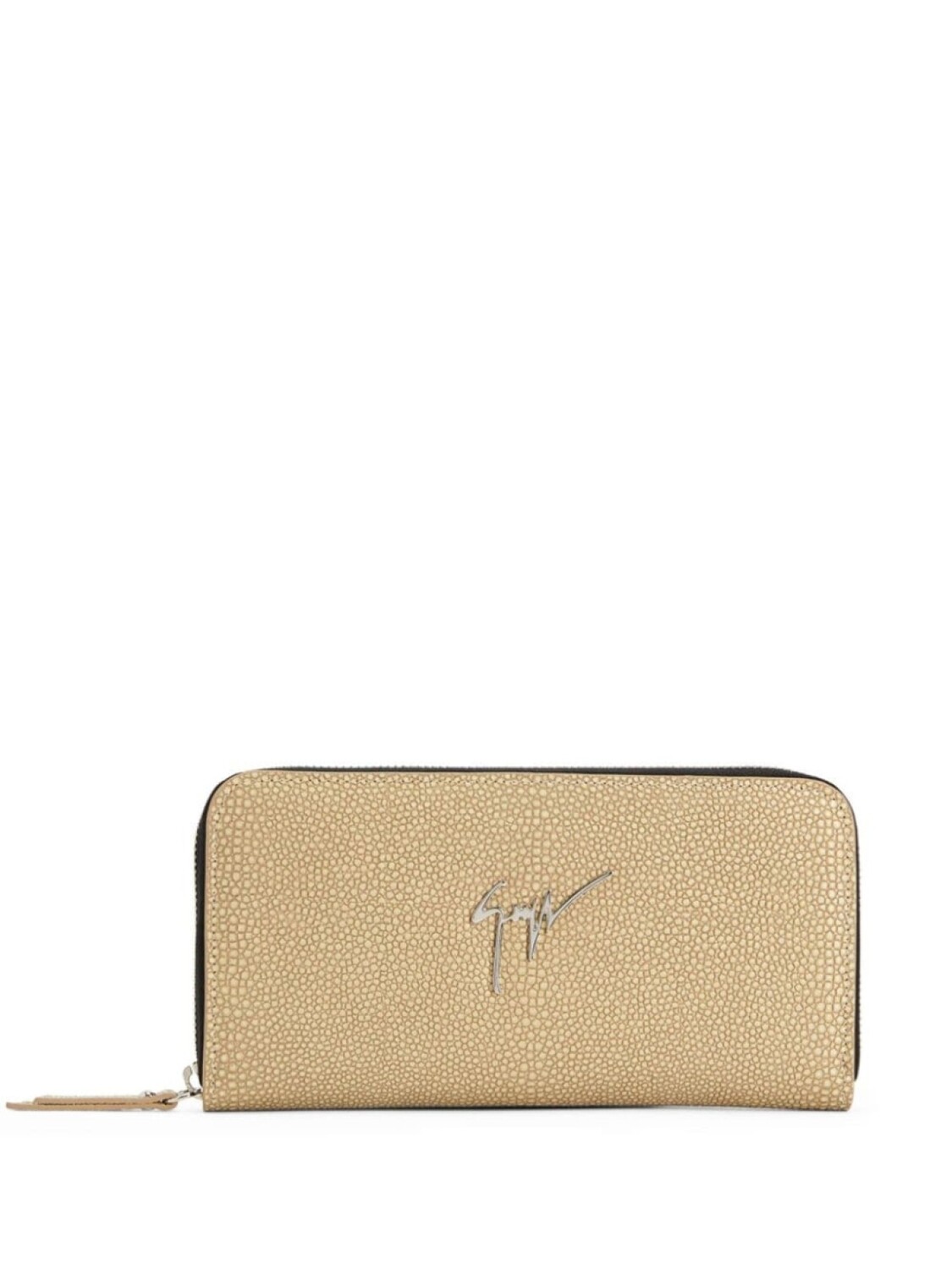 

Giuseppe Zanotti Charlotte logo-plaque leather wallet, нейтральный цвет