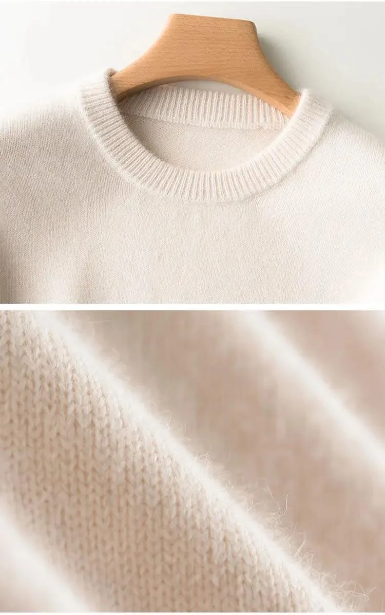 

Мужской свитер Soft Slim Fit, классический базовый стиль, вязаный пуловер с длинным рукавом