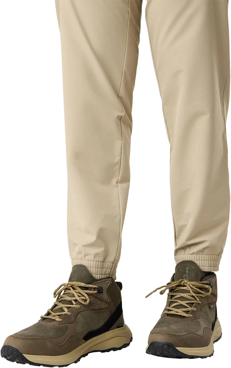 Мужские кроссовки Jack Wolfskin Camp Fever Texapore Mid M, кофейный — фото 2