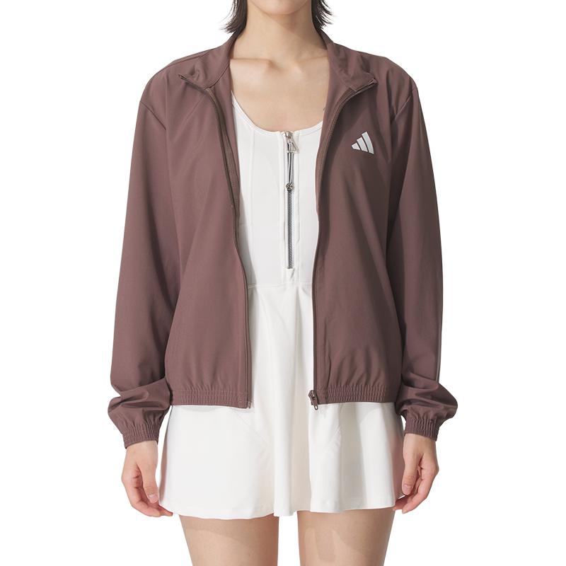 Adidas Спортивная куртка Sportlife женская, Dark Brown — фото 2