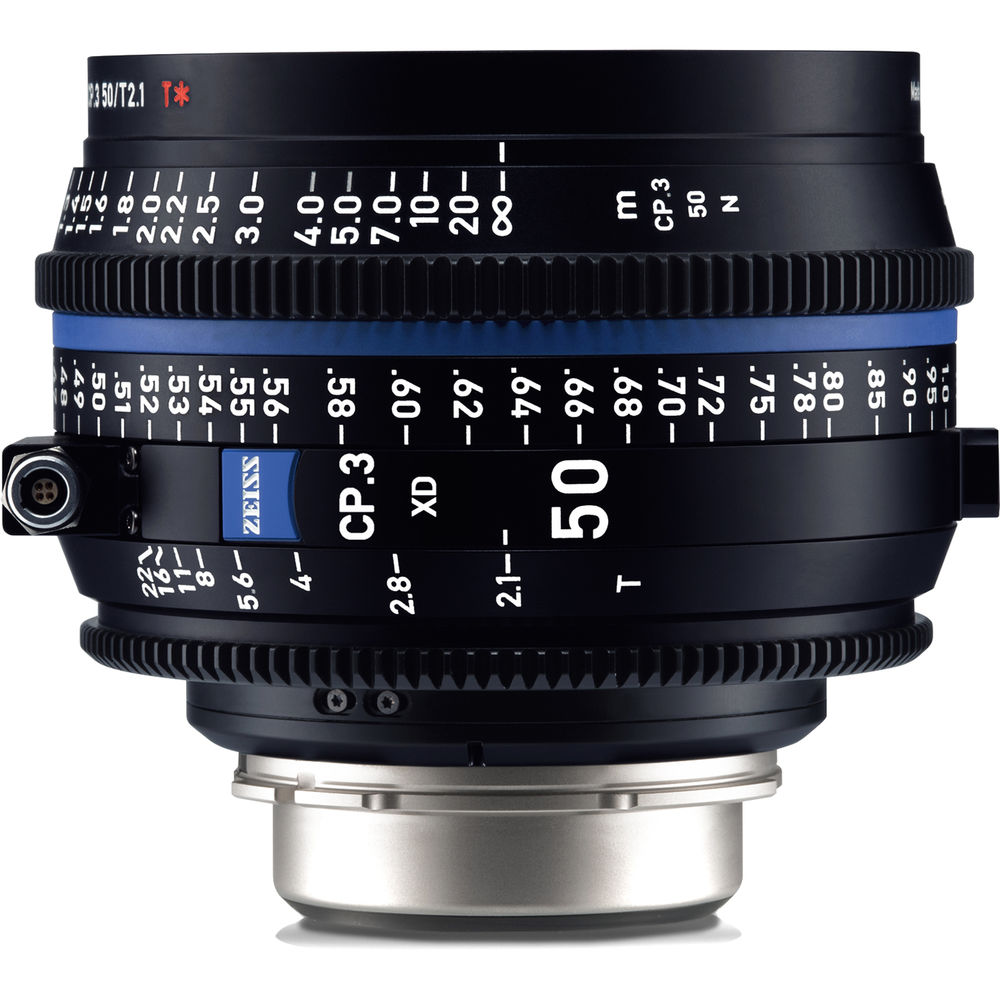 

Компактный фиксированный объектив ZEISS CP.3 XD 50 мм T2.1 (крепление PL, ножки)