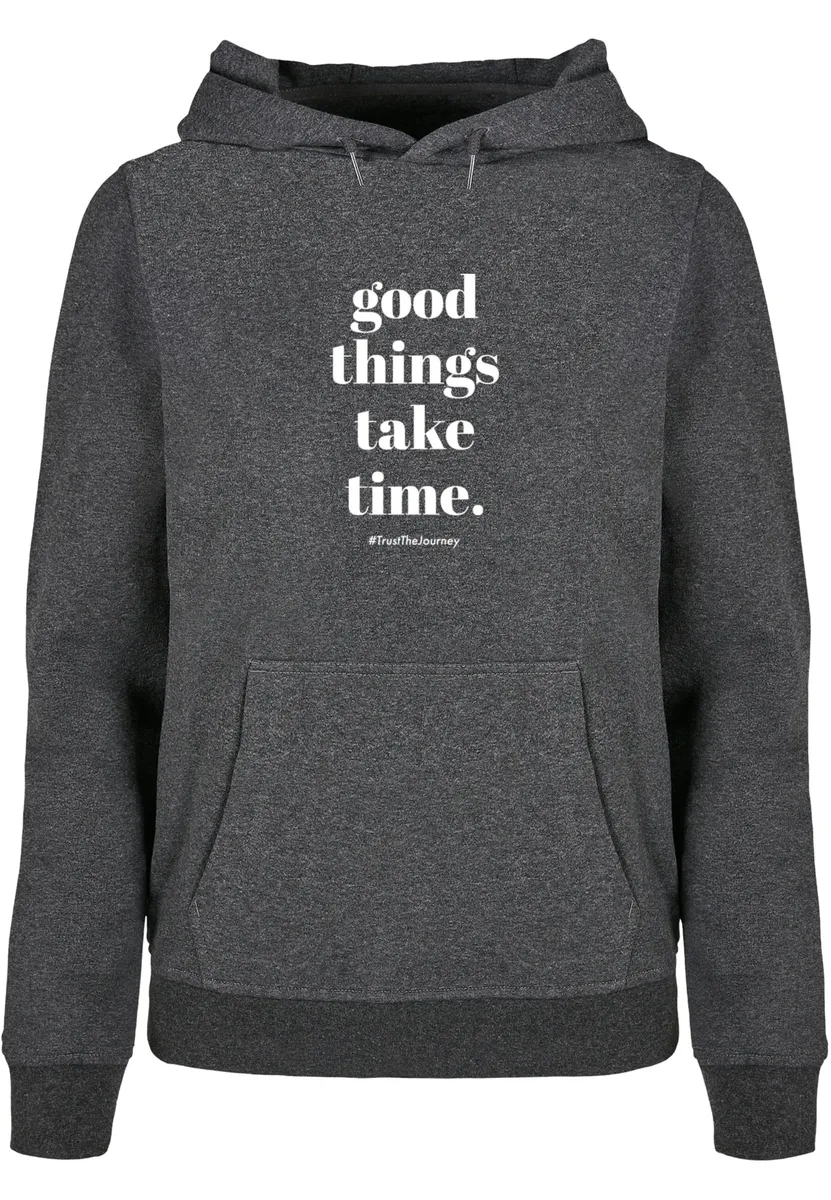 

Толстовка Merchcode "Женская женская толстовка Merchcode Good Things Take Time Basic Толстовка ", цвет Charcoal