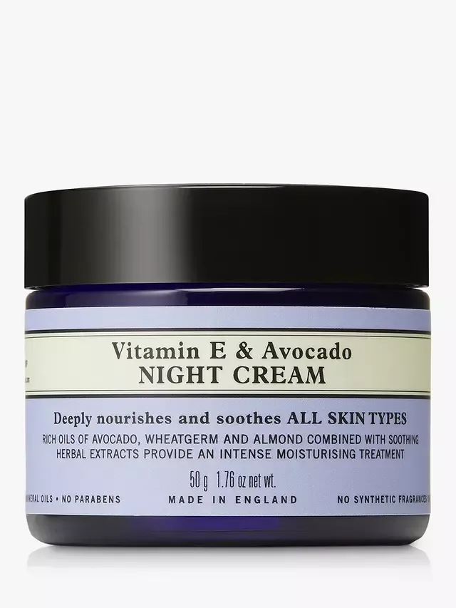 Крем для лица Neal's Yard Remedies — Ночной с витамином Е и авокадо, 50 г