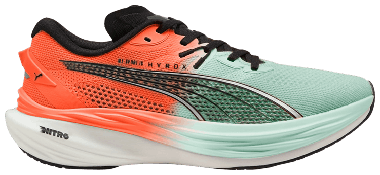 

Кроссовки Puma HYROX x Deviate Nitro 3 'Glowing Red Mint Melt', красный