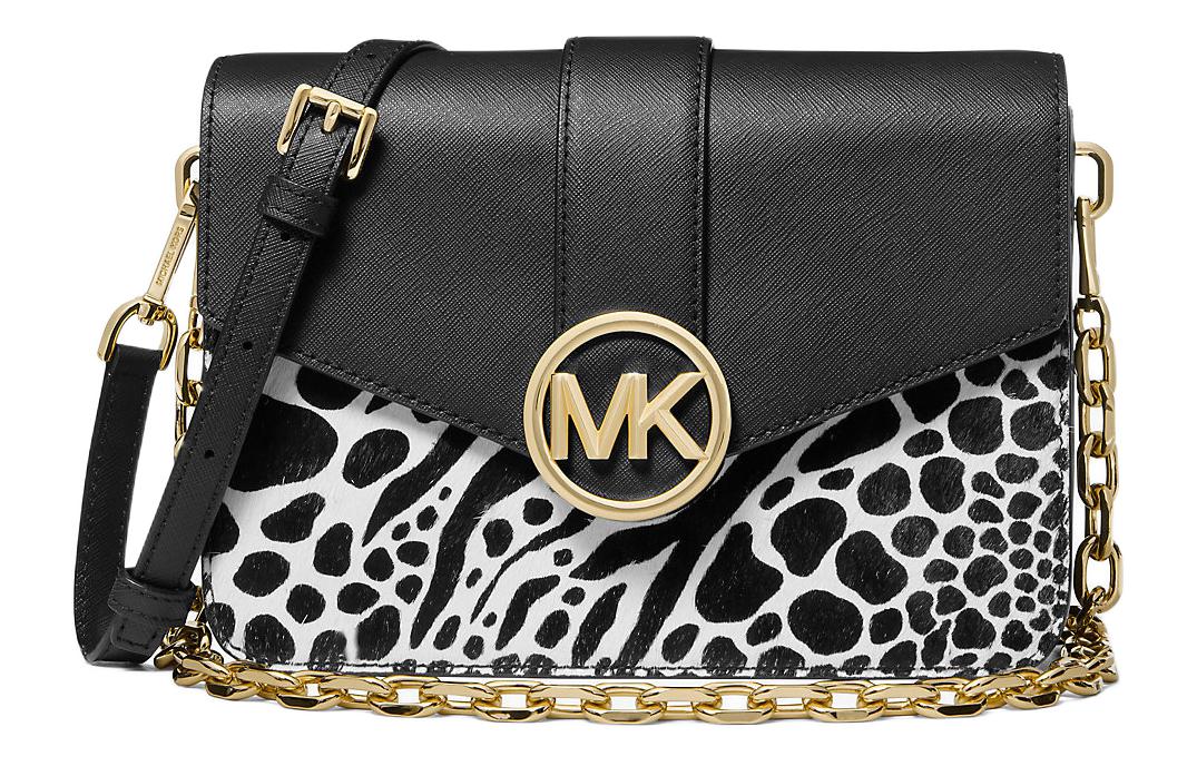 

MICHAEL KORS Сумка кросс-боди Carmen Calf Hair, женская наплечная сумка black