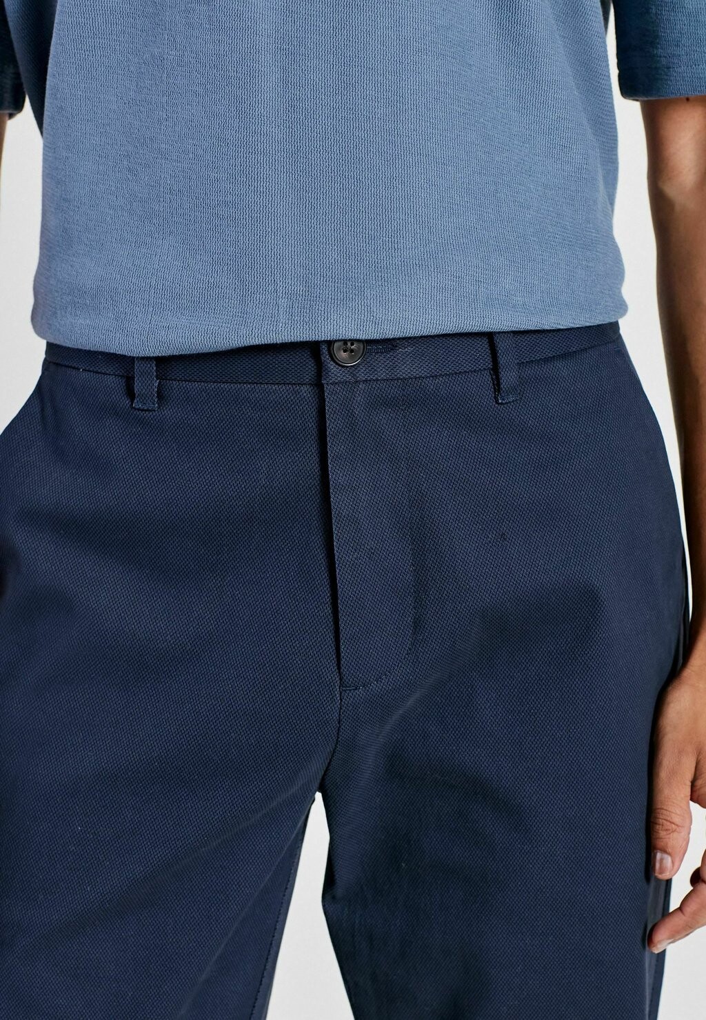 

Брюки-чиносы STRETCH SOFT TOUCH-STRAIGHT, REGULAR FIT Next, синий