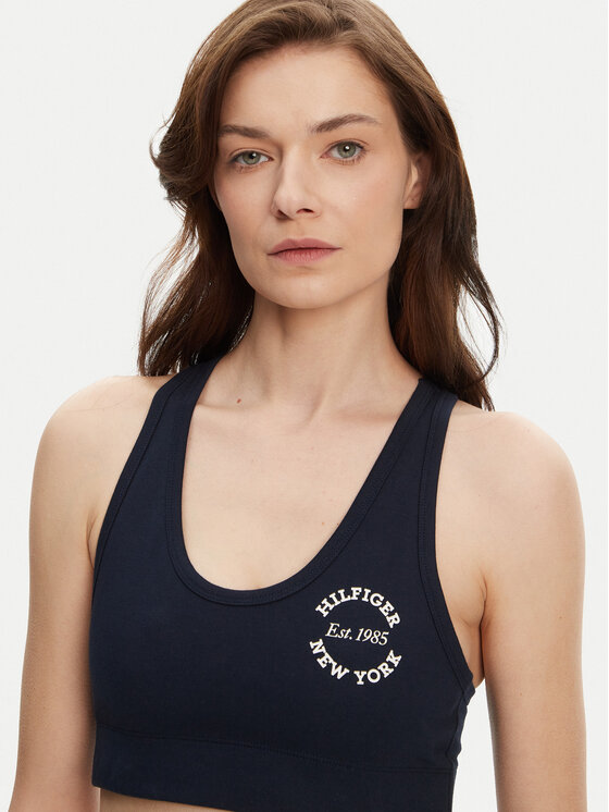 Верхний бюстгальтер UW0UW05891 Tommy Hilfiger, синий — фото 4