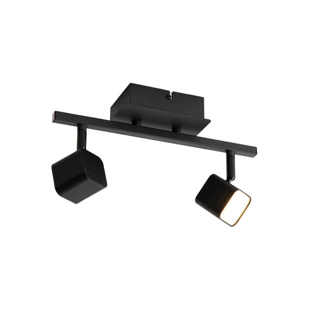 

QAZQA - Современный потолочный светильник I потолочный светильник I лампа I свет черный, вкл. светодиод с 2 лампами - Nola I гостиная I спальня - пластик прямоугольный - I (незаменяемый) LED.