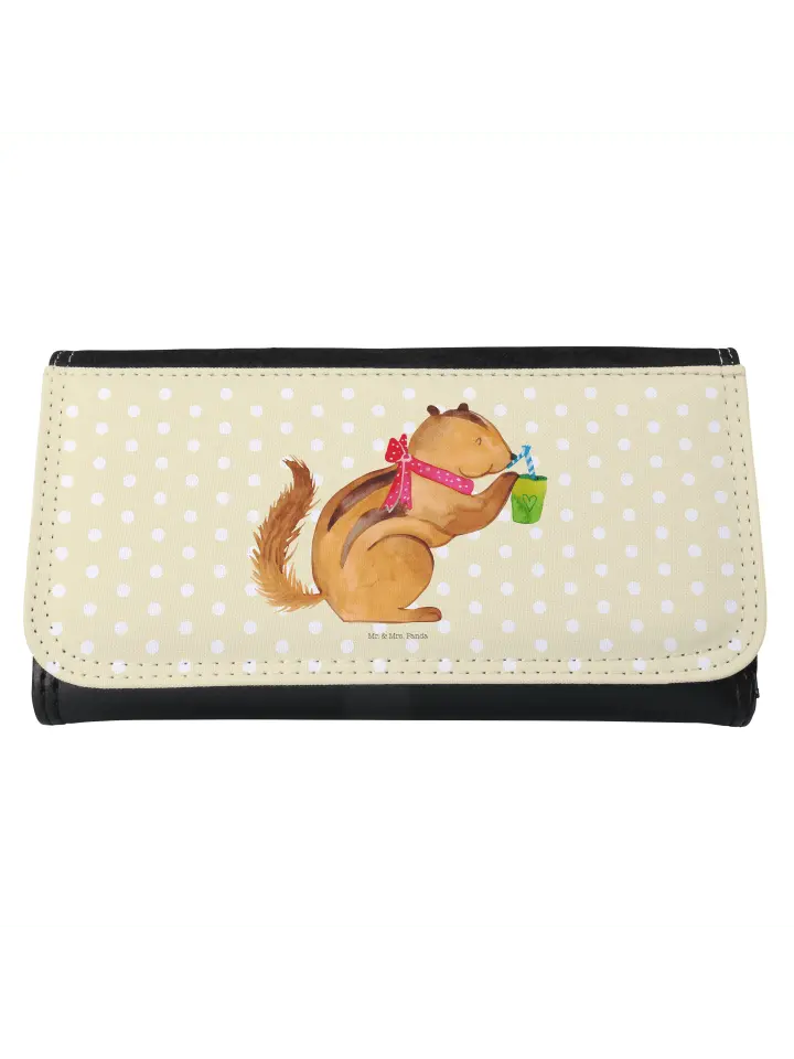 

Портмоне Mr & Mrs Panda Damen Eichhörnchen Smoothie ohne S, пастельно-желтый