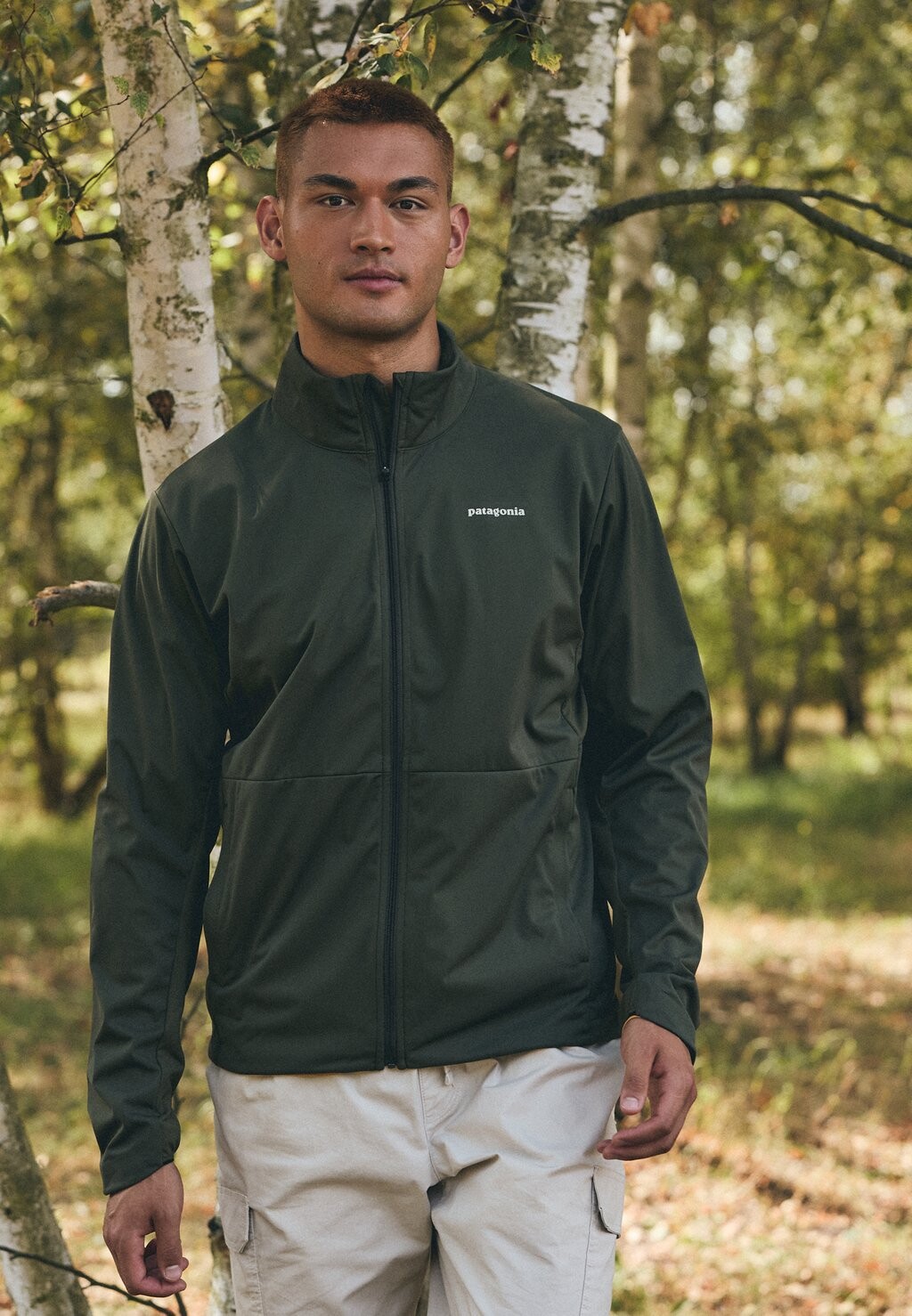 

Куртка из мягкой ткани WIND SHIELD JACKET Patagonia, зеленый