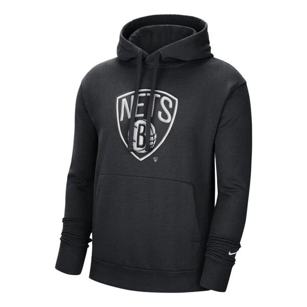 

Толстовка Nike NBA Brooklyn Nets Fleece Pullover Hoodie 'Black', черный