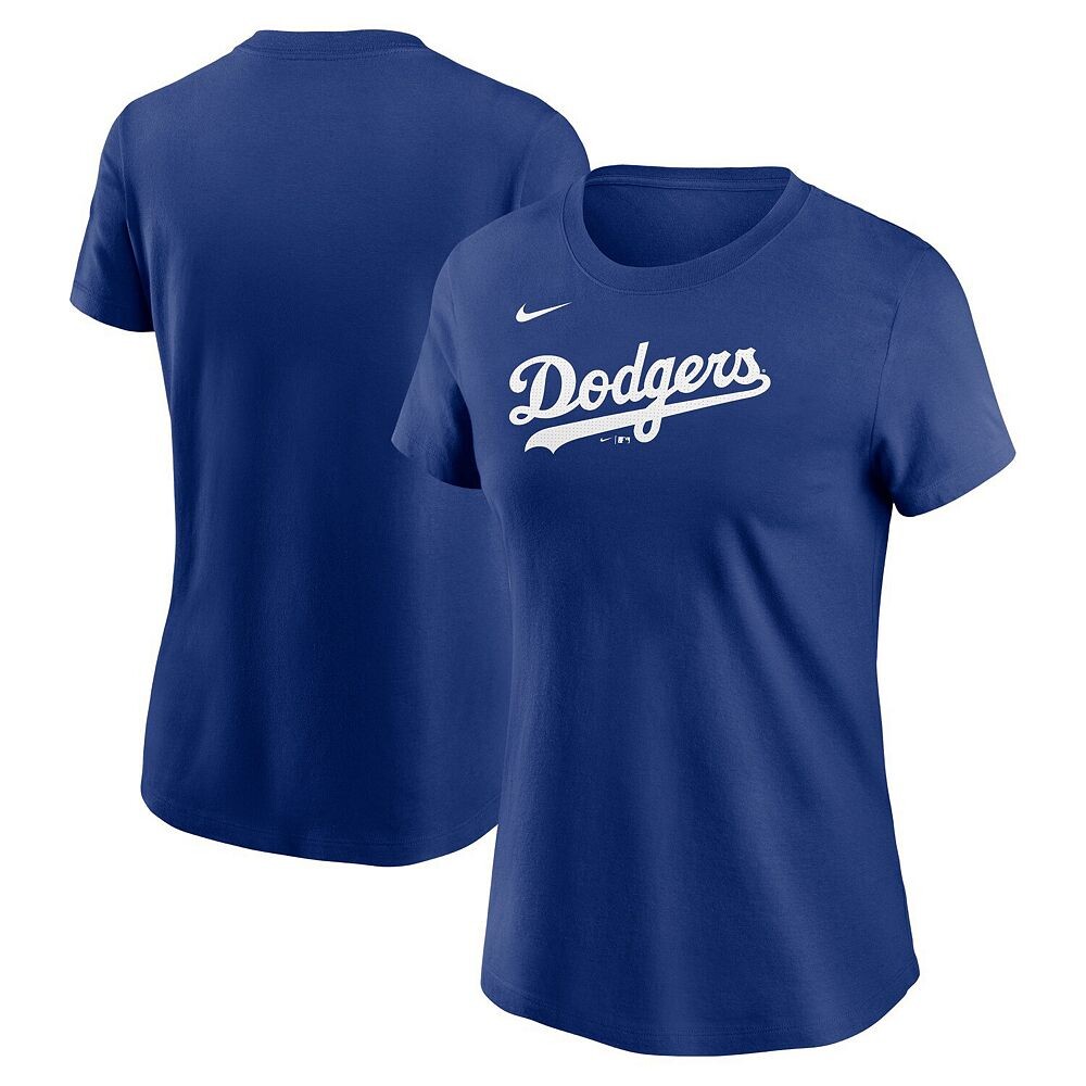 

Женская футболка Nike Royal Los Angeles Dodgers с надписью, цвет Lad Blue