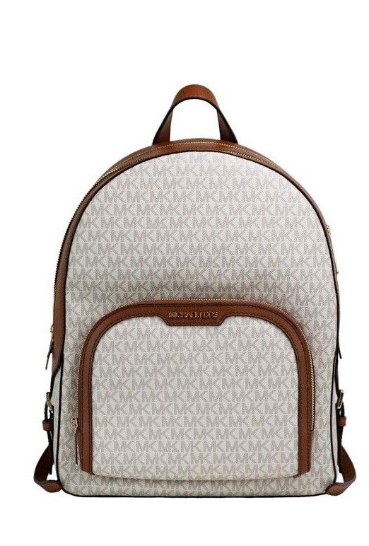 

Рюкзак Jaycee Large Vanilla PVC Leather с карманом на молнии Michael Kors