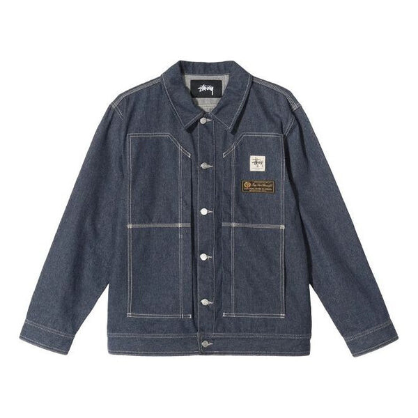 

Куртка Stussy MMW Crossover Work Jacket Denim Unisex Blue, синий