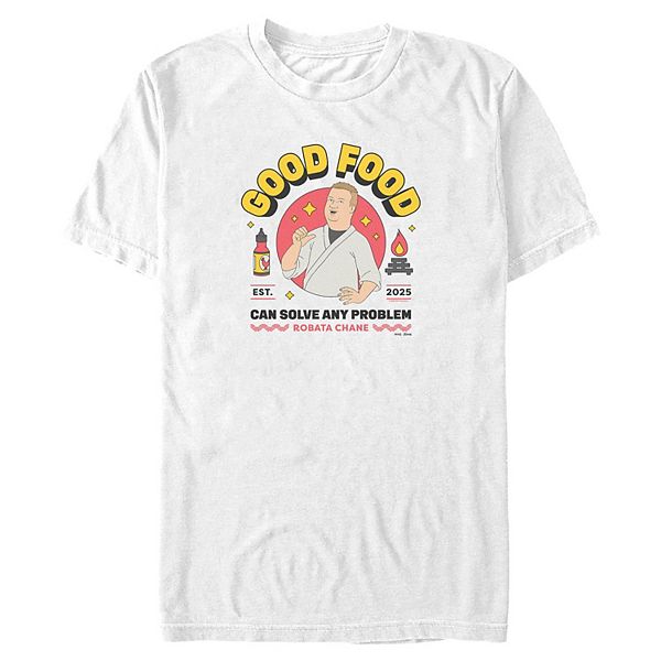 

Футболка с принтом Big & tall king of the hill bobby hill good food Licensed Character