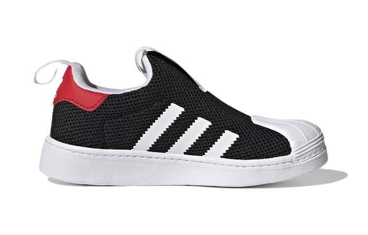 Кроссовки Adidas Superstar 360 C 'Black Vivid Red' — фото 2