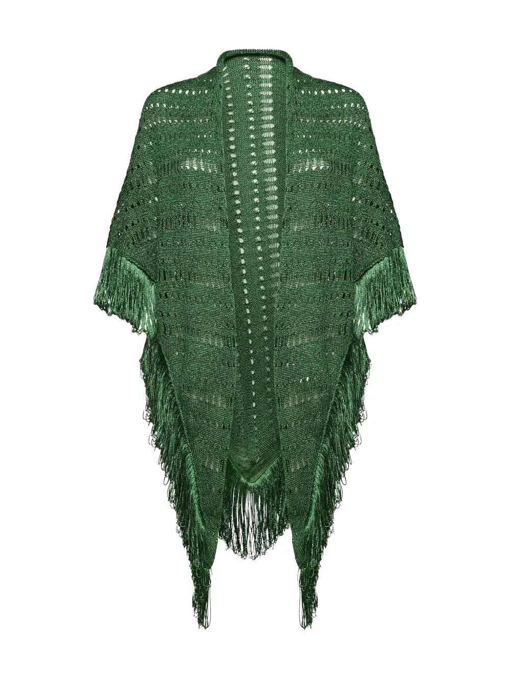 

Большой шарф с бахромой SIMONA CORSELLINI, зеленый
