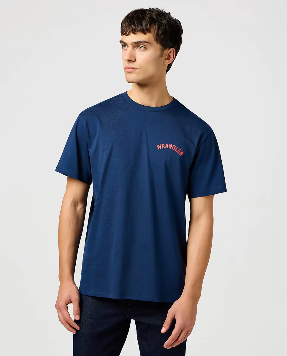 

Футболка мужская с коротким рукавом Wrangler, тёмно-синий