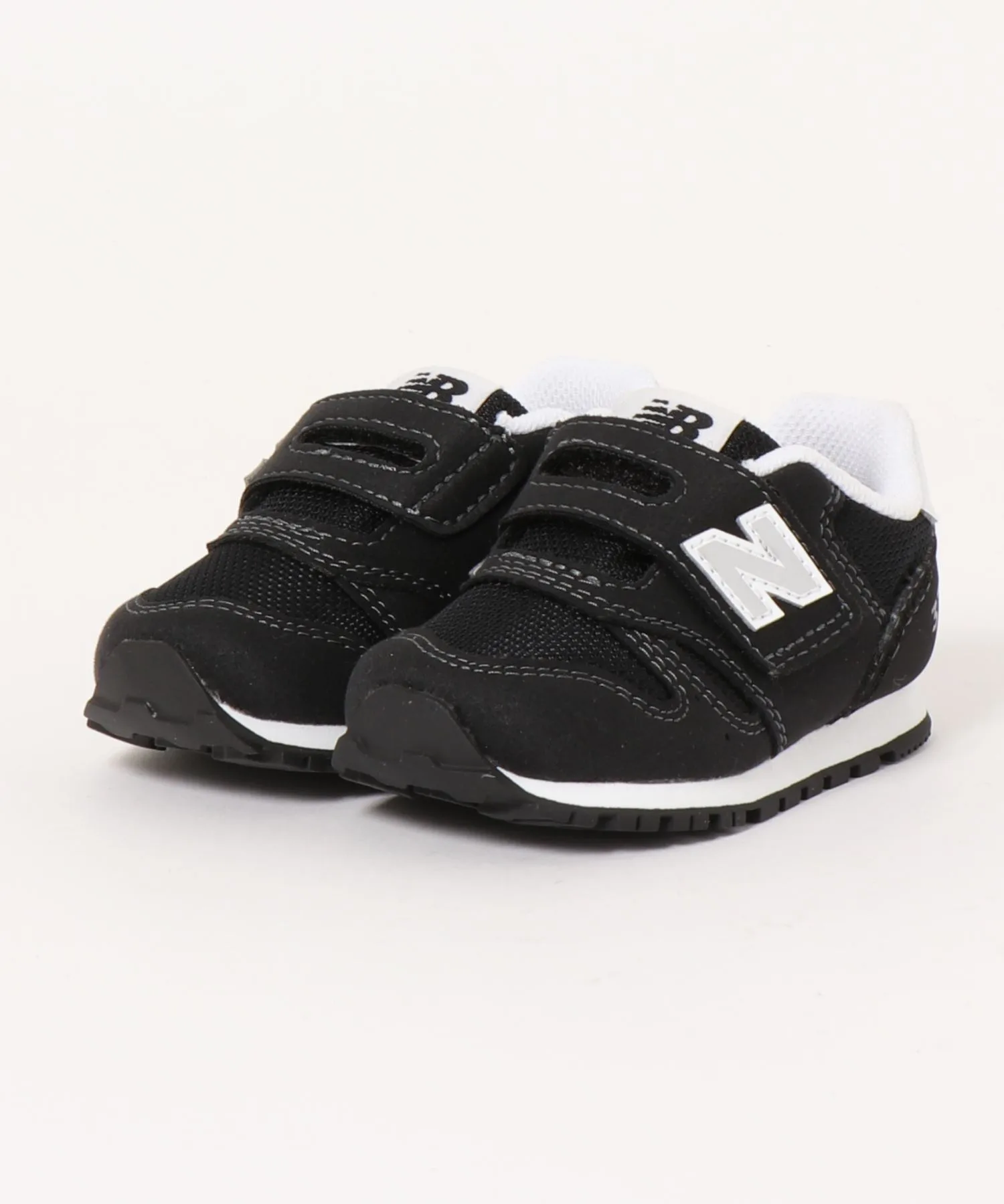 Кроссовки для детей New Balance IZ373 из искусственной кожи чёрные