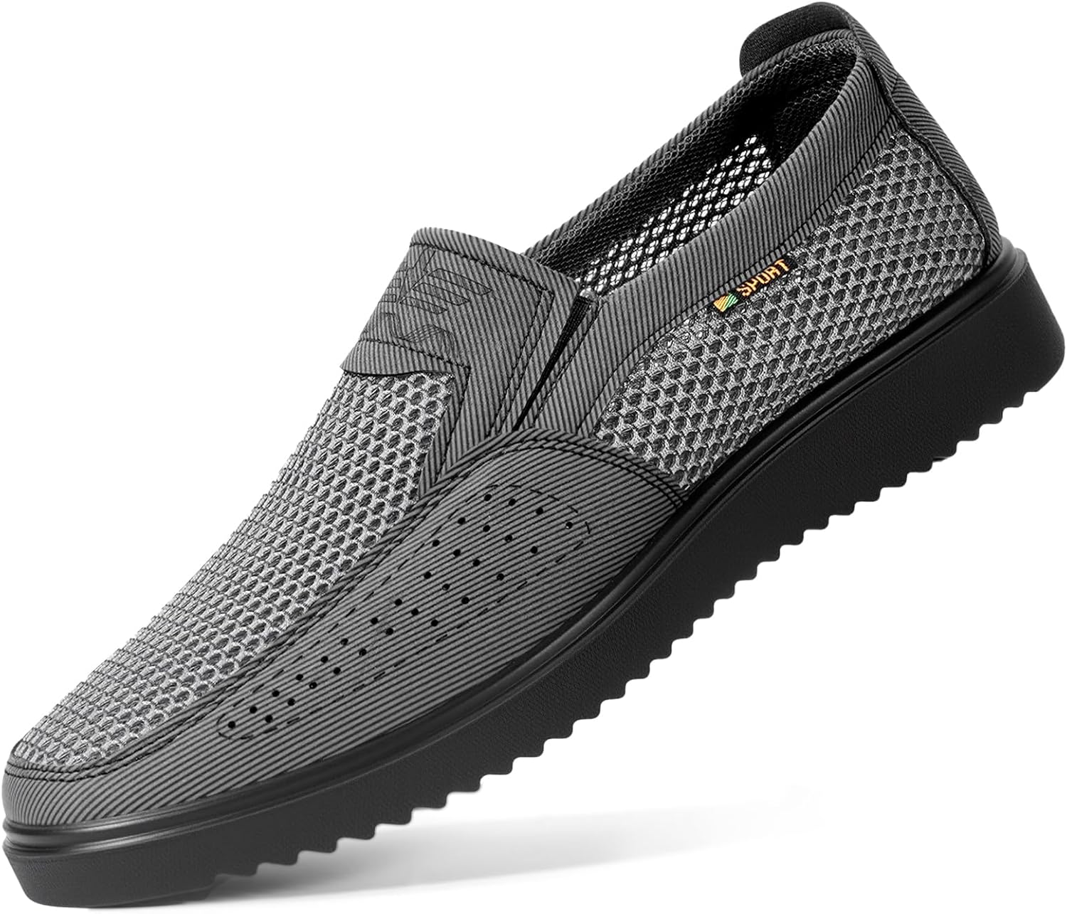 

Мужские повседневные кроссовки KADIROYA, удобные сетчатые лоферы без шнурков для работы, вождения и дома, серый