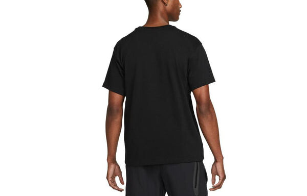 Футболка Nike Sportswear Logo T-Shirt 'Black', черный — фото 2