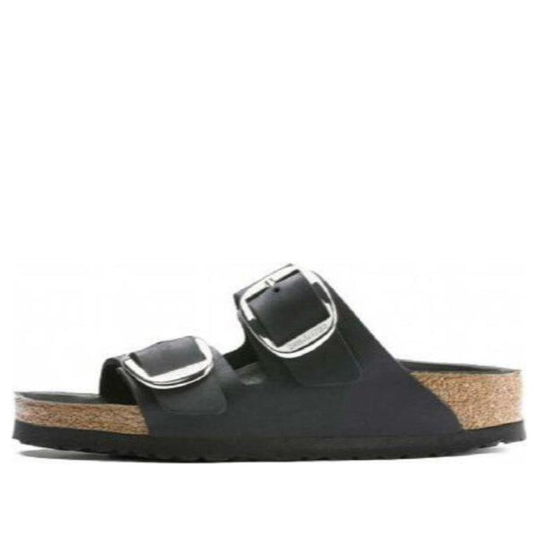 Тапочки arizona double-buckle sandals 'black' Birkenstock, черный