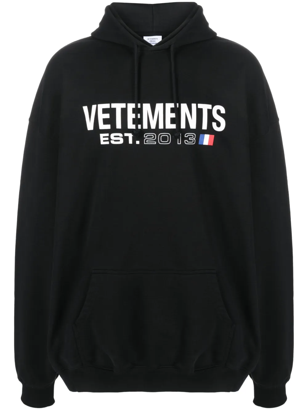 

Худи с логотипом VETEMENTS, черный