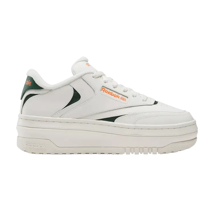 

Кроссовки Reebok Wmns Club C Extra Chalk Green Orange, кремовый