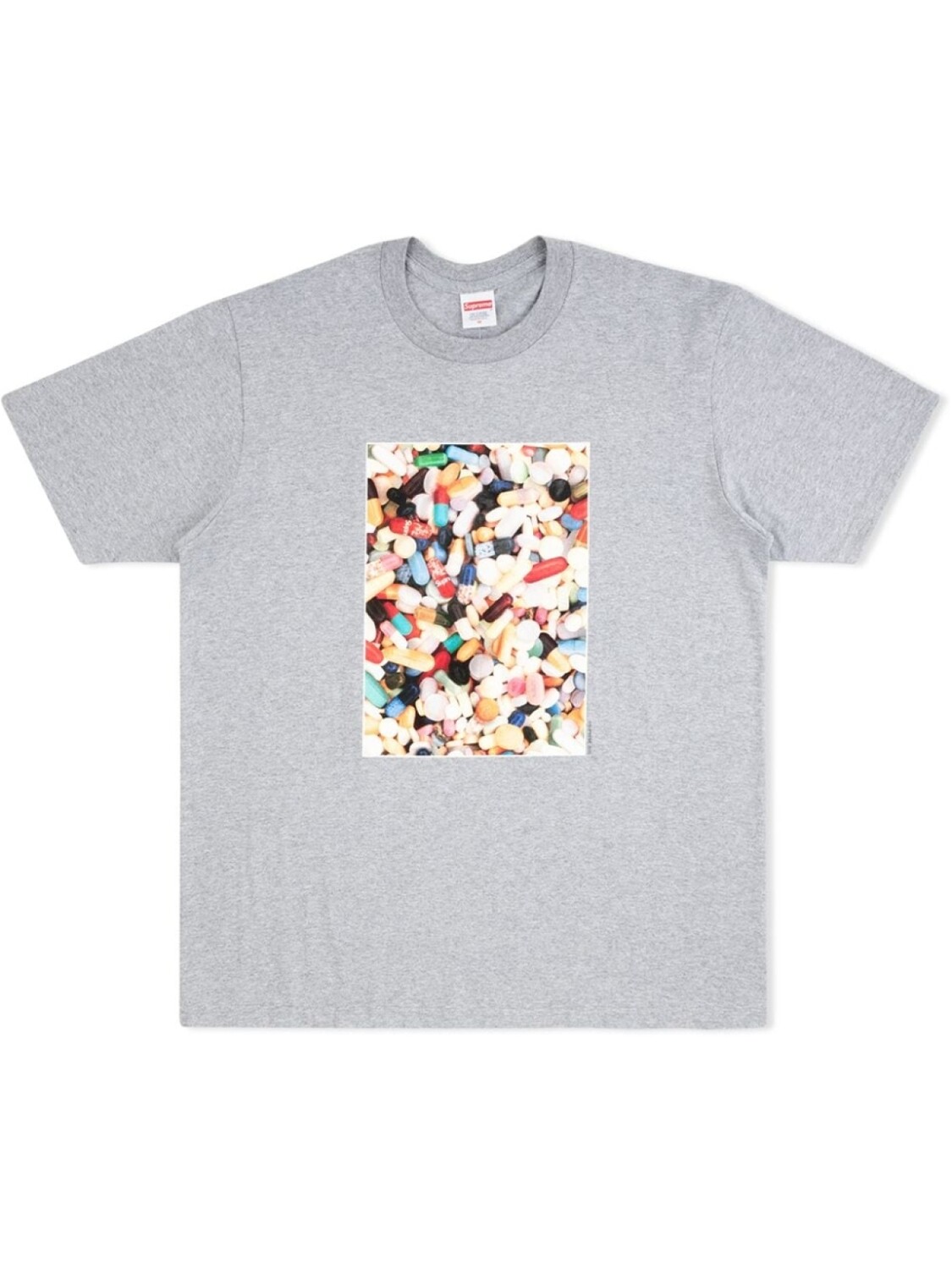 

Supreme футболка Pills, серый