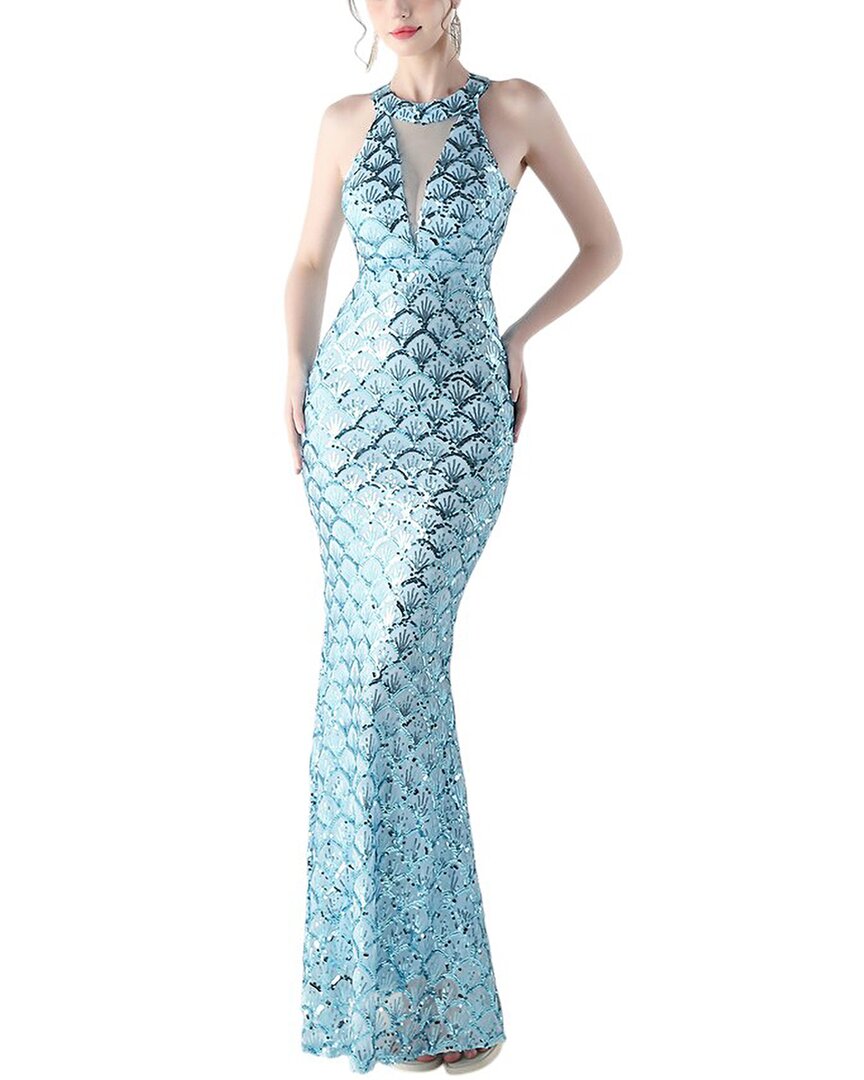 

KALINNU Макси-платье, синий