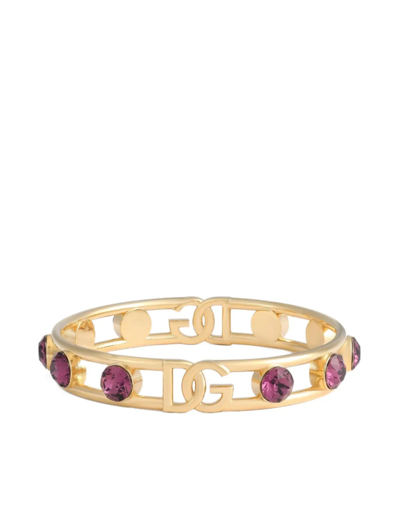 

Dolce & Gabbana браслет с логотипом, золотой