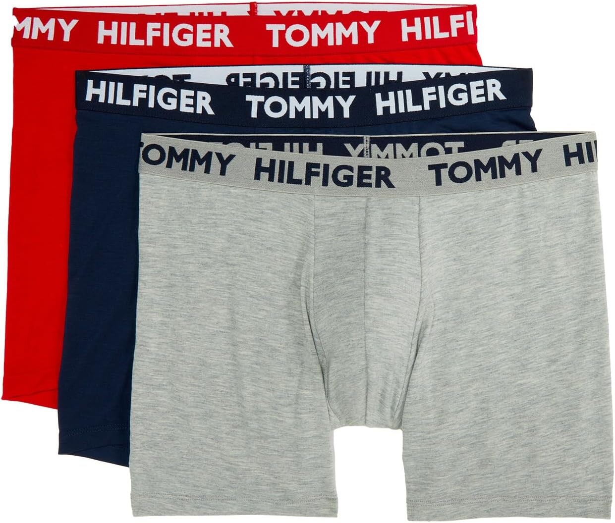 

Боксеры Tommy Hilfiger Statement Flex Boxer Brief 3-Pack, цвет Mahogany