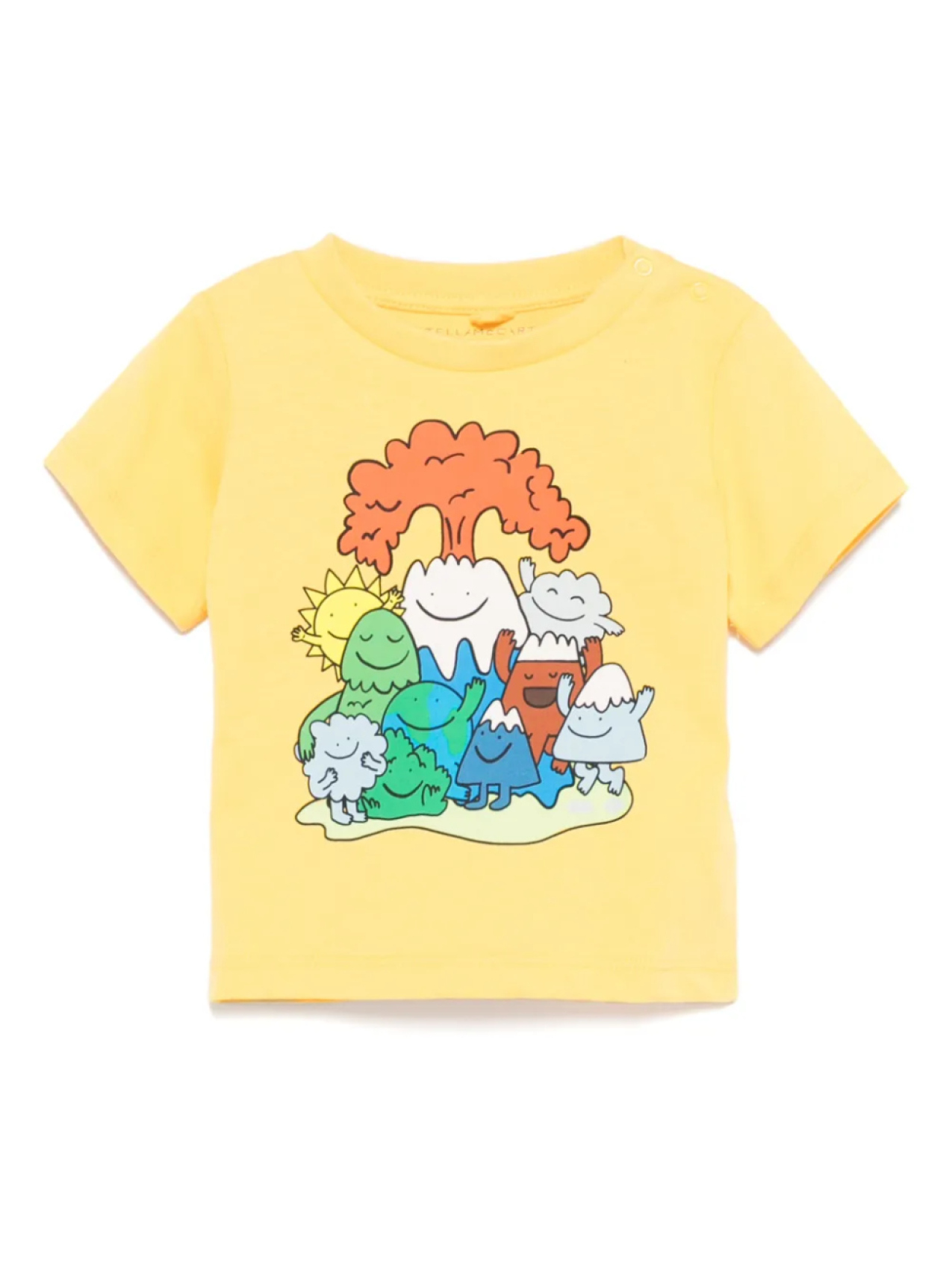 

Футболки с изображением друзей Земли Stella McCartney Kids, желтый