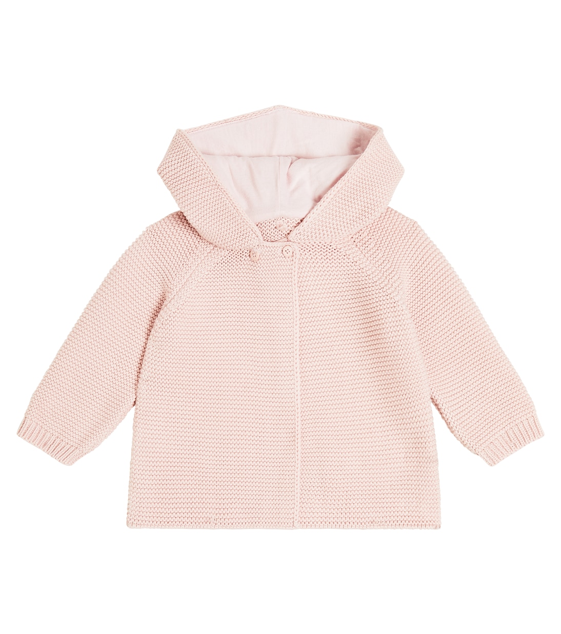 

Детский хлопковый кардиган с капюшоном Stella McCartney Kids, розовый