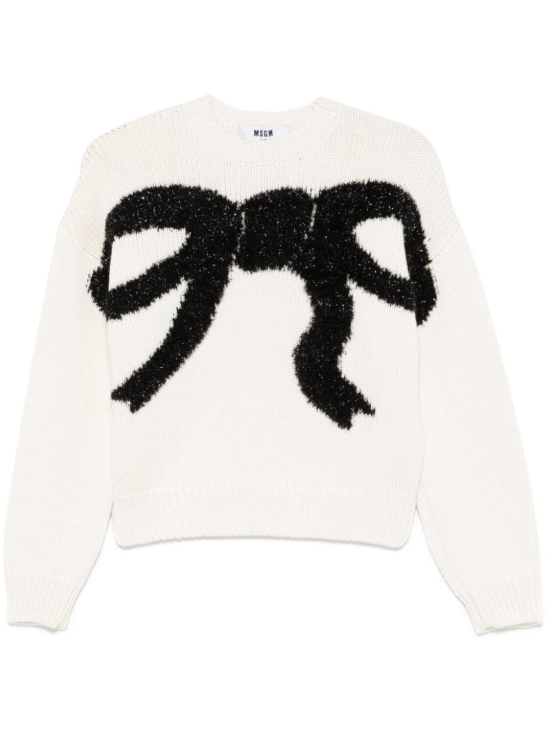 

Свитер с бантом MSGM, нейтральный цвет