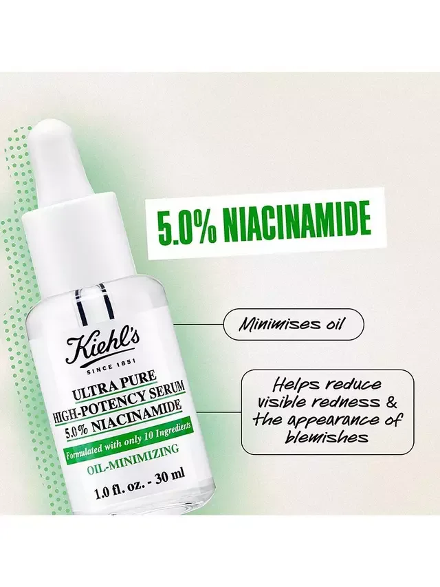 Сыворотка Kiehl's — Ультрачистая высококонцентрированная с , % ниацинамидом, 30 мл — фото 2