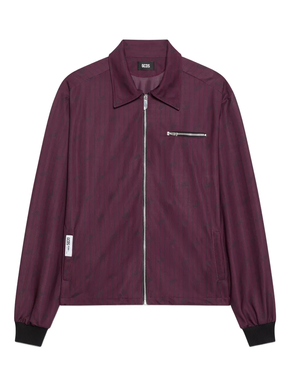 

Куртка с приспущенными плечами Gcds, красный