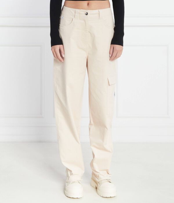 

Брюки Calvin Klein Jeans Regular Fit, бежевый