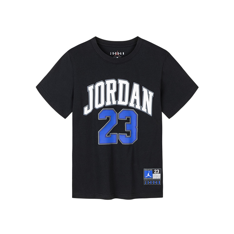 Детская одежда футболка с коротким рукавом для подростков Jordan, белый — фото 2