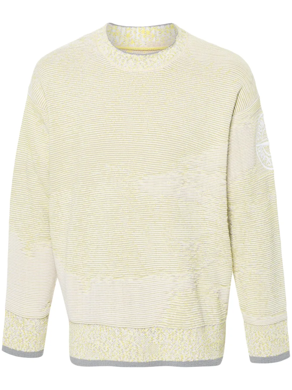 

Джемпер с логотипом Compass Stone Island, желтый