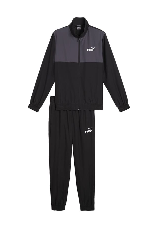 

Спортивный костюм с длинными рукавами и цветными блоками Puma, черный